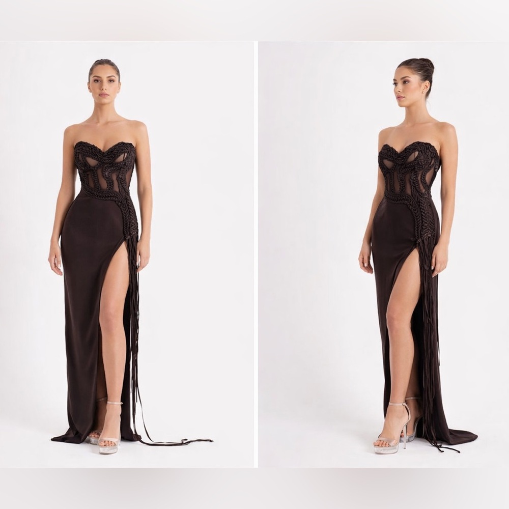 Albina Dyla Midnight Vine Gown